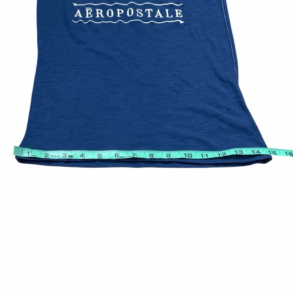 10/$25🦋 Aeropostale Blue & White VARSITY TEAM Graphic Tee - Size XS - Picture 14 of 16